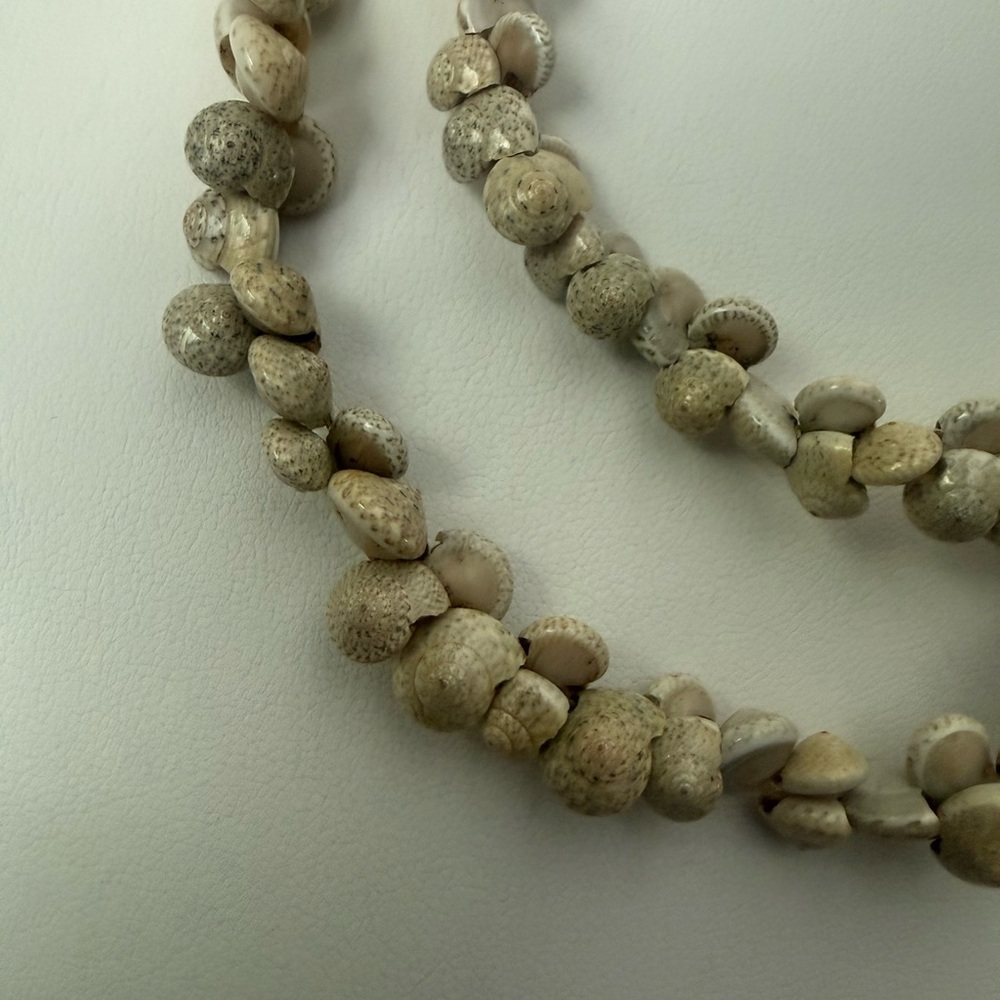 Long Small Seashell Necklace - Picture 3 of 6